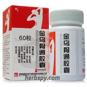 Jiwu Gutong Capsule for osteoporosis and bone hyperplasia